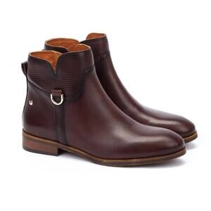 Pikolinos Royal Reddish Brown Leather Ankle boots-Size 40